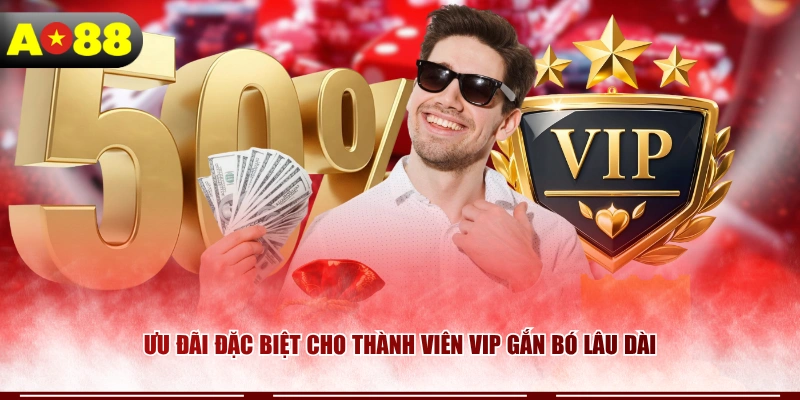 Ưu đãi đặc biệt cho thành viên VIP gắn bó lâu dài 